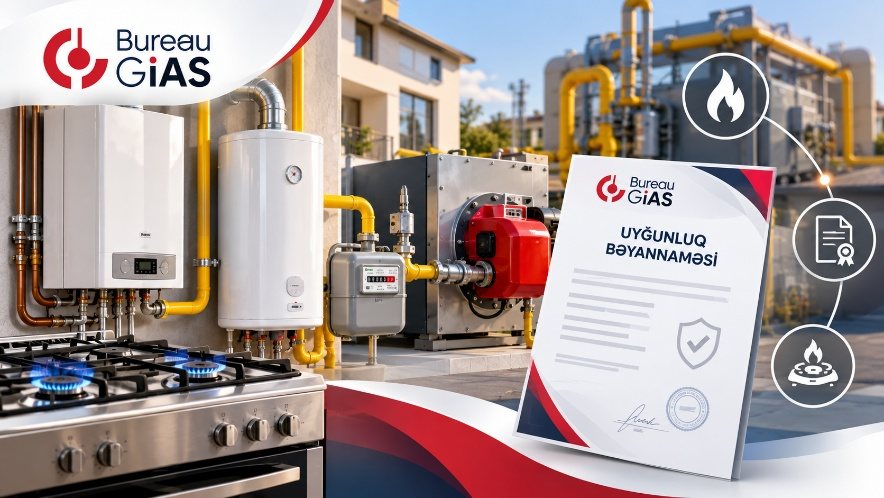 Qaz yanacağı ilə işləyən qurğu və avadanlıqlar üzrə uyğunluq